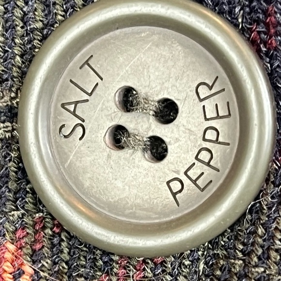 Salt & Pepper Plaid Wool Trench Coat Grunge Dark Academia Muted Whimsigoth - Picture 3 of 16